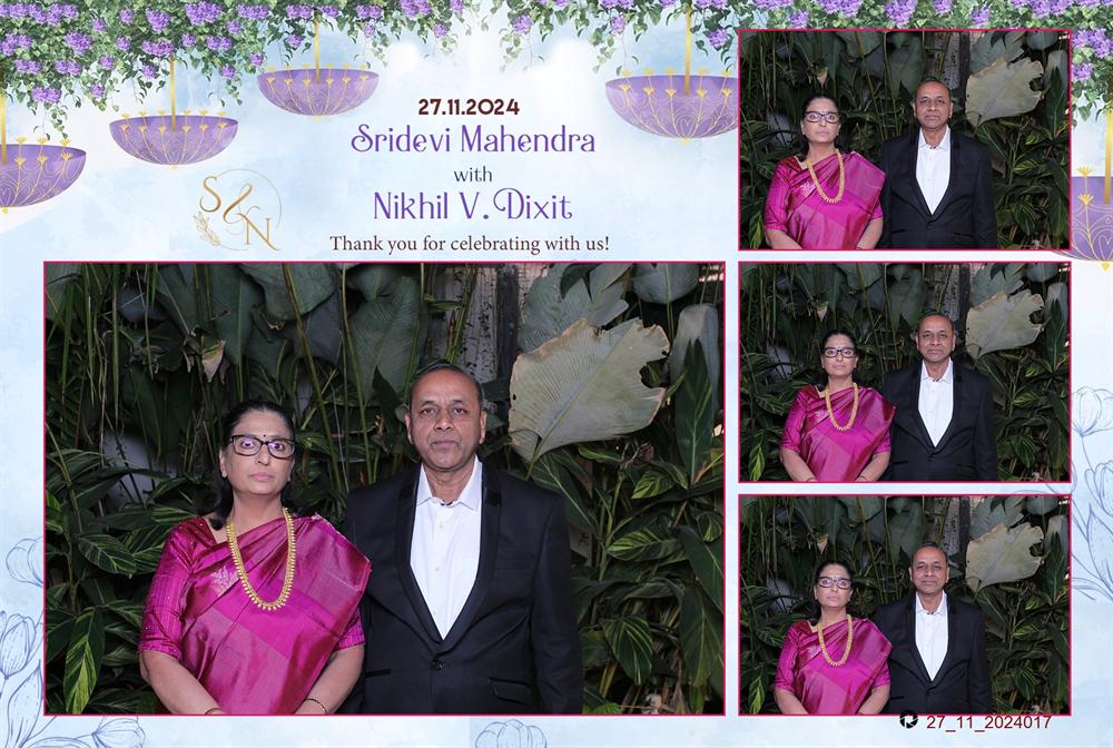 Photo booth moment at a Bangalore celebration